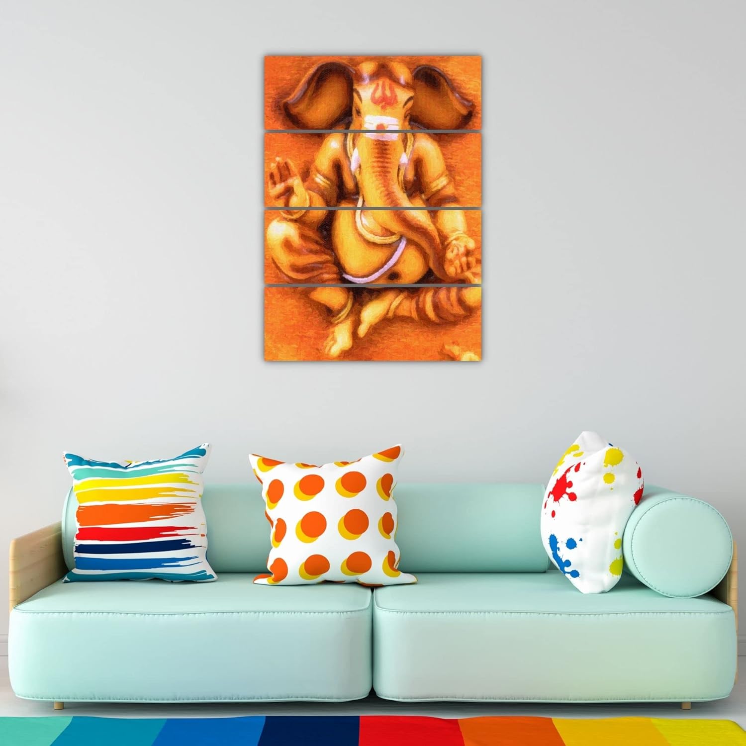 inep-b0bbplmmmc-close-up-of-one-panel-from-the-ganesha-glam-x4-wall-art-highlighting-the-matte-laminated-mdf-frame-and-vivid-colors.jpg